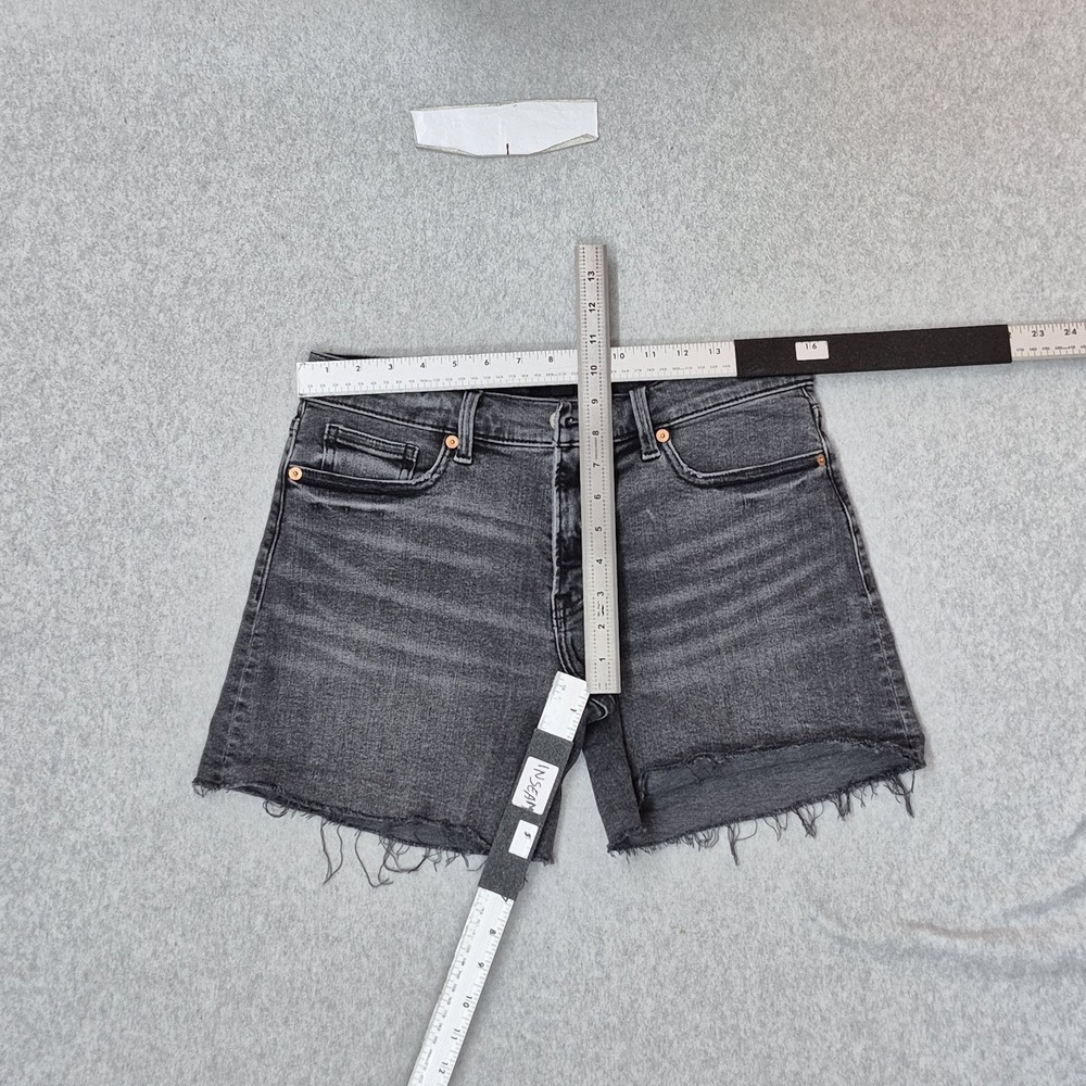 Lucky Brand Women Shorts 6/28 Gray Denim 7W15743 5" Inseam
